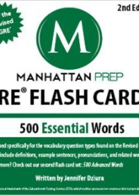 500 Essential Words: GRE Vocabulary Flash Cards, 2e **