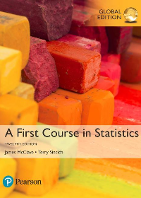 A First Course in Statistics, Global Edition, 12e