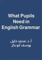 What Pupils Need in English Grammar 