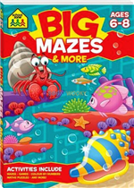 School Zone Big Mazes Activity Book